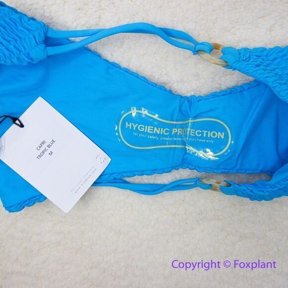 New Set! Free People x Aila Blue blue bikini, top size S, bottom size M - Picture 12 of 14